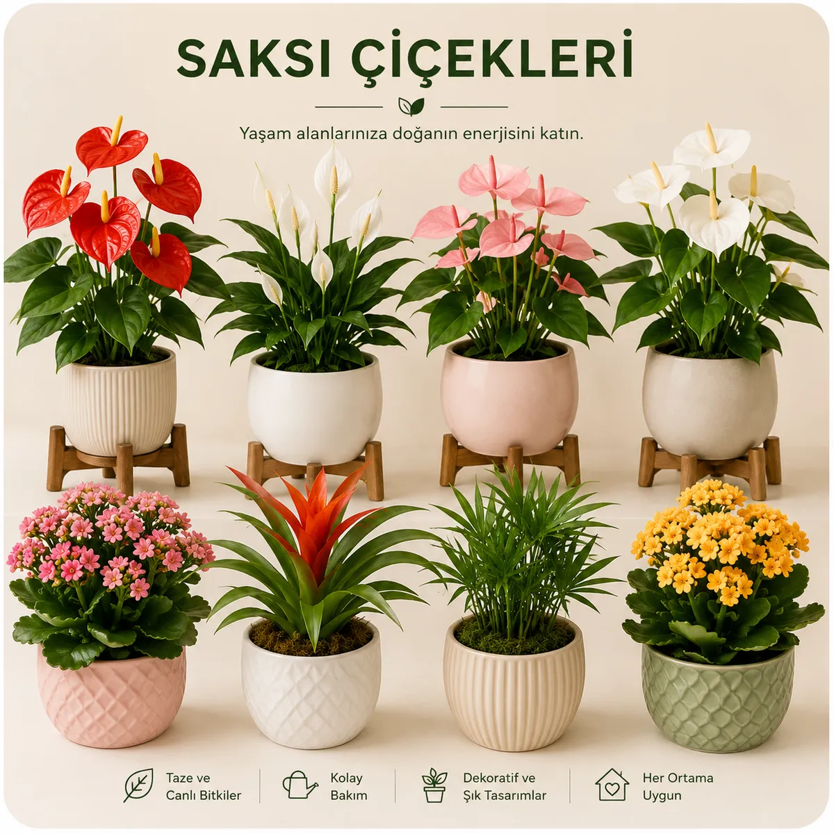 Saksı Çiçekleri